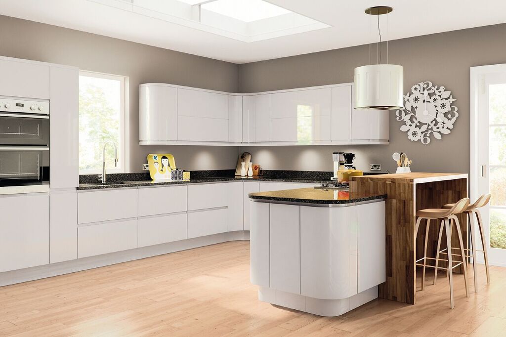Lacarre Gloss Light Grey Kitchen