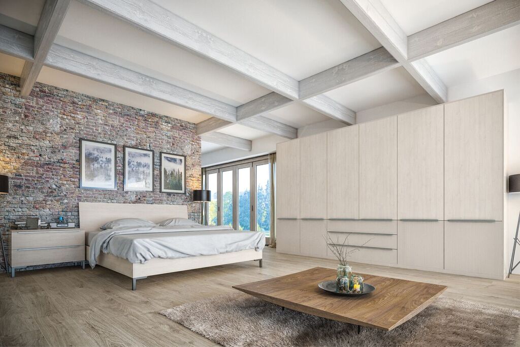 Valore White Swisslarch Cashmere Bedroom